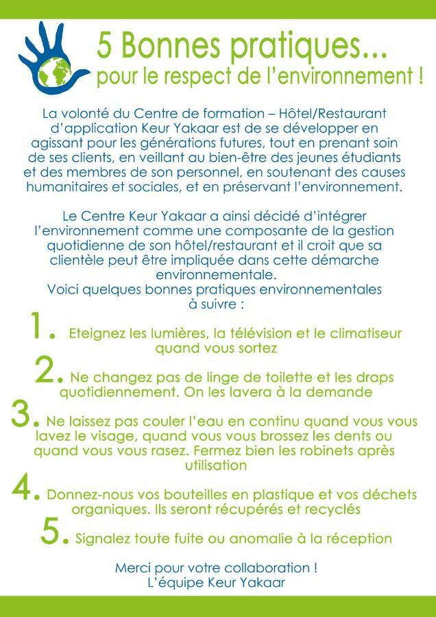 Hotel Keur Yakaar Somone Exterior foto